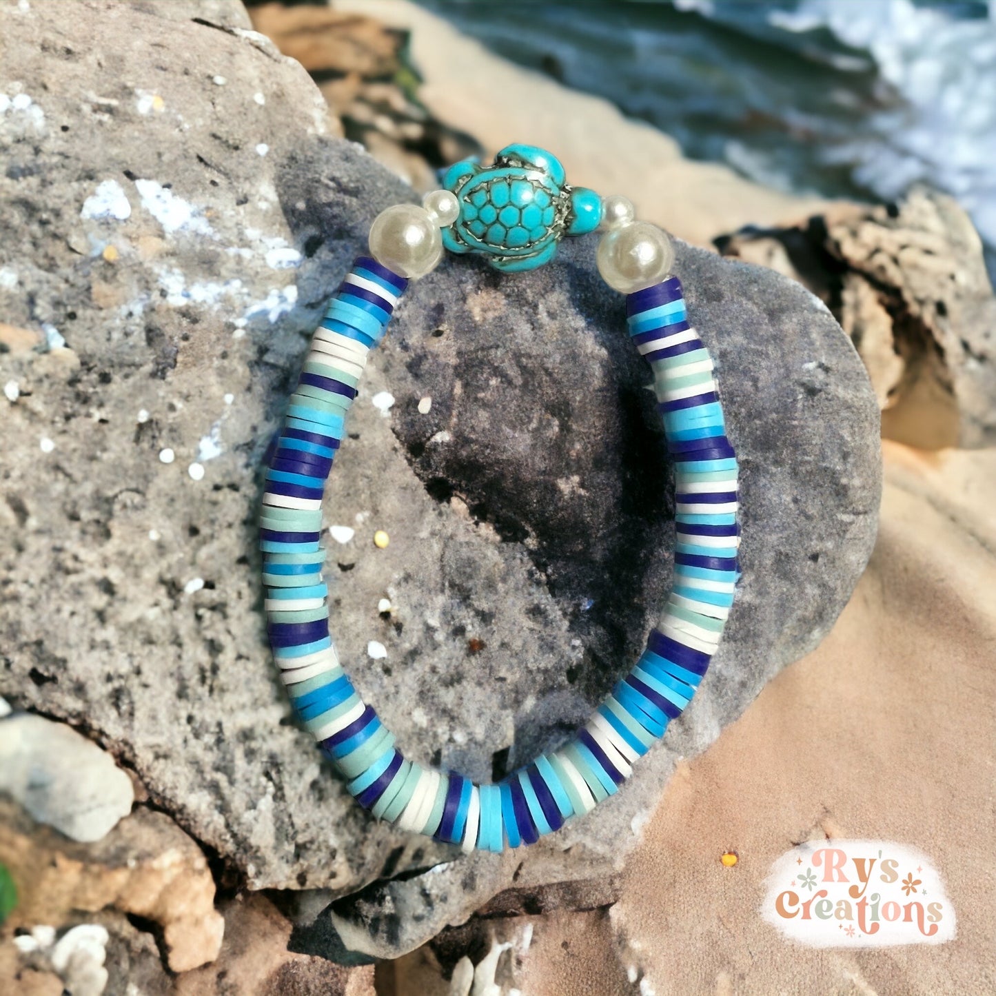 Turtle Pearl Bracelet