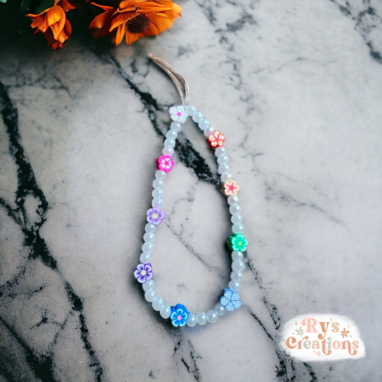 Beaded Phone Charm