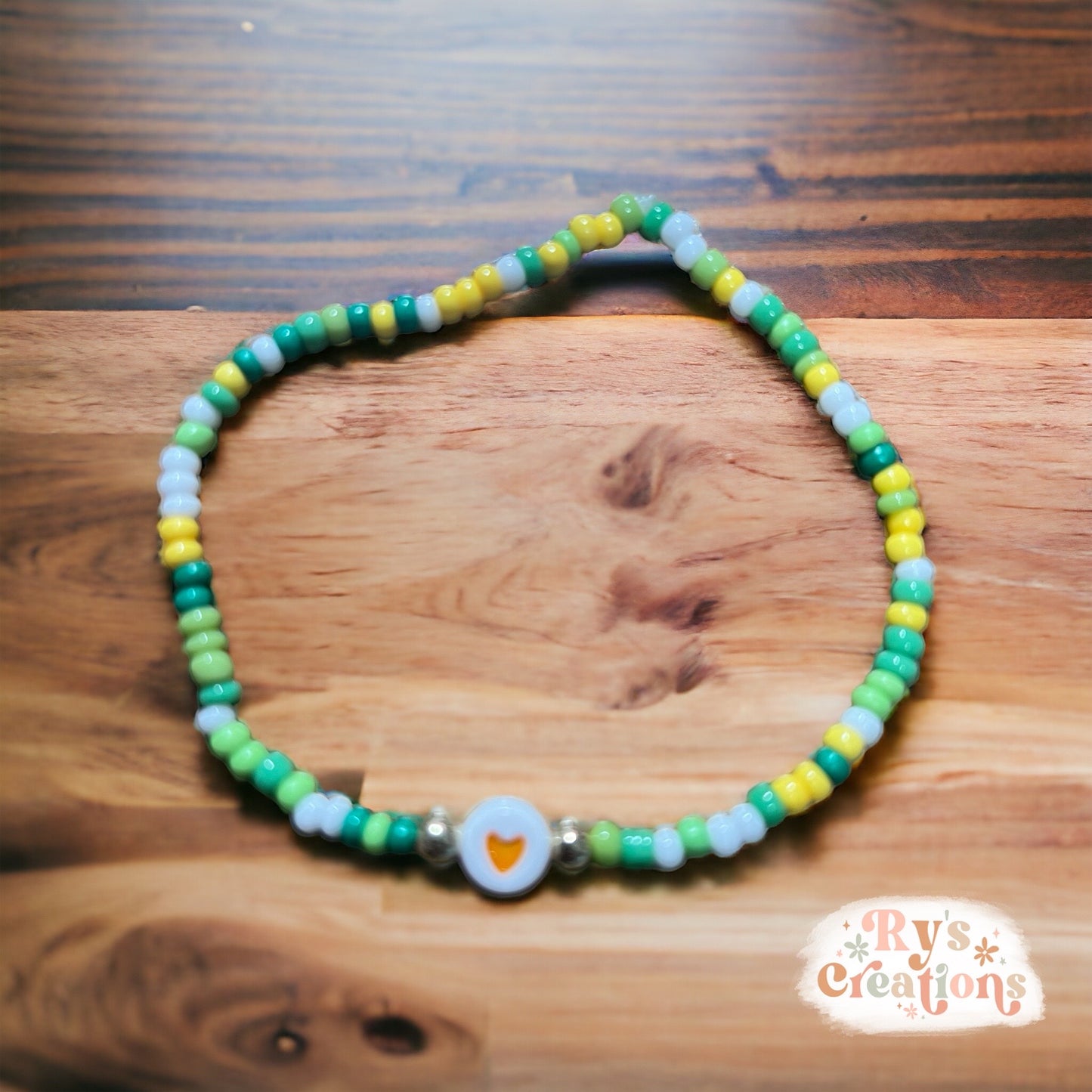 Bobcats Heart Bracelet