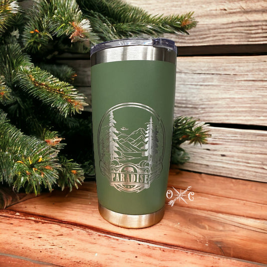 Paradise Scene Tumbler