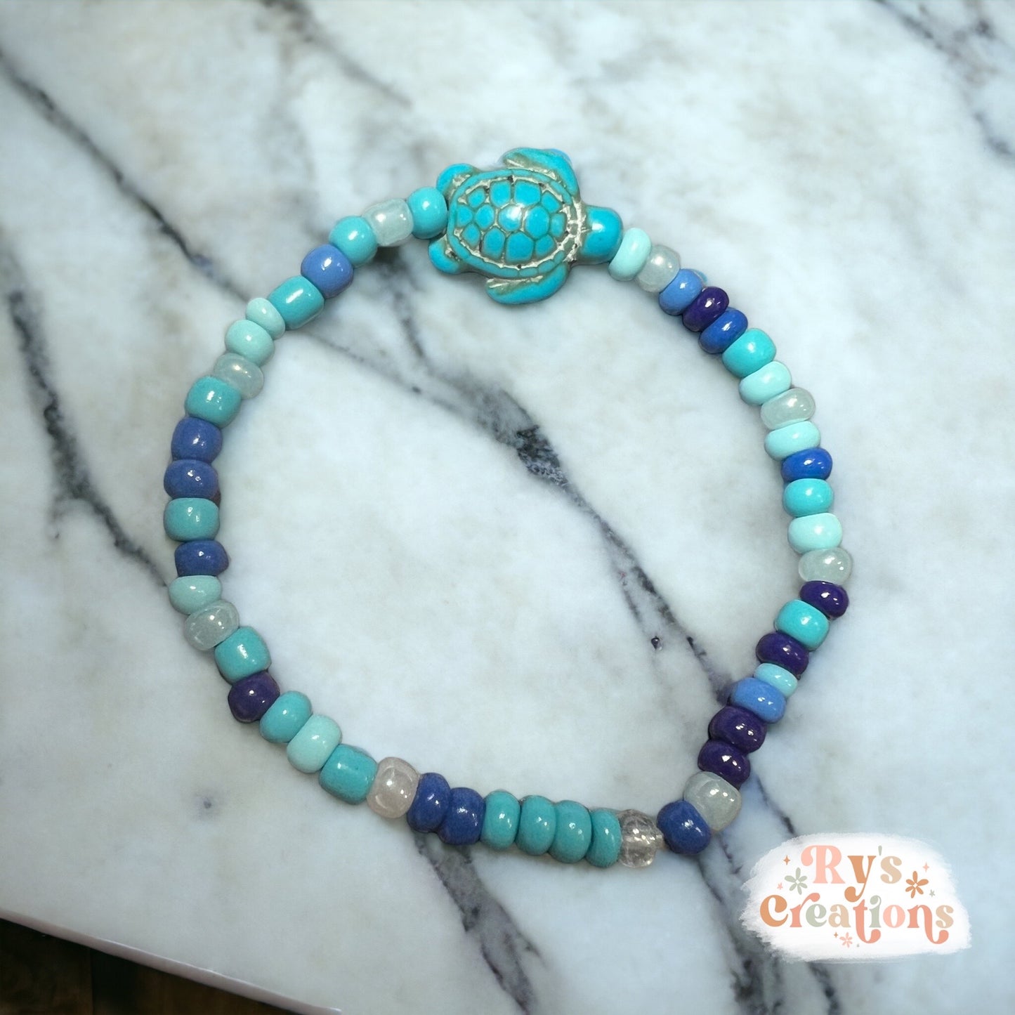 Blue Turtle Bracelet