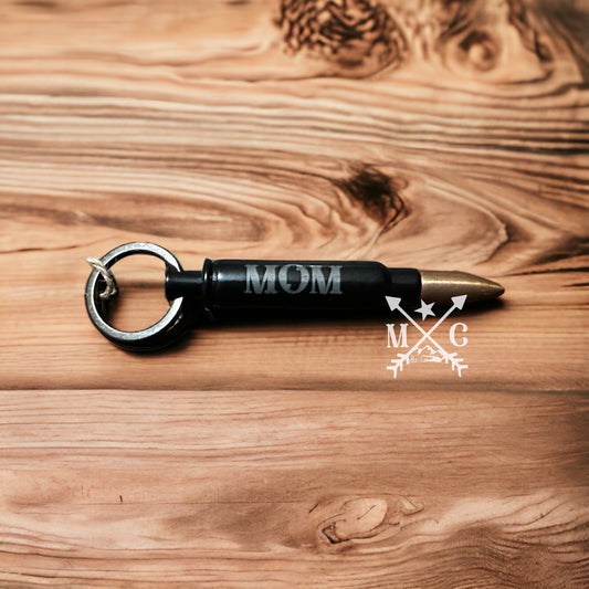 Mom Bullet Bottle Opener Keychain