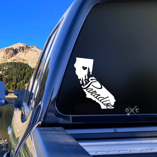 Paradise CA Decal
