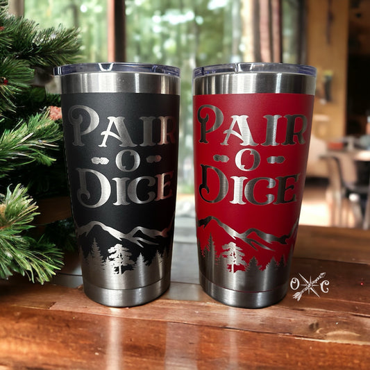 Pair-O-Dice Mountain Tumbler
