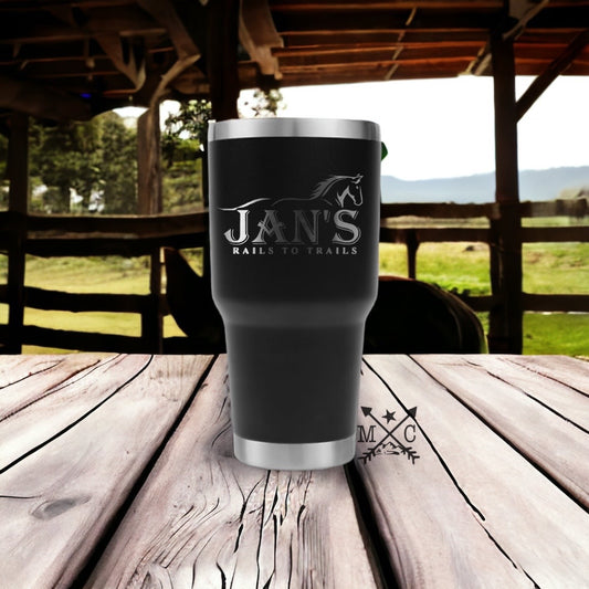 Jan’s Rails To Trails Tumbler