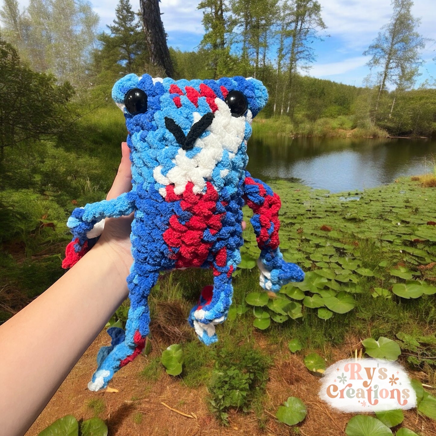 Leggy Froggie Plushie