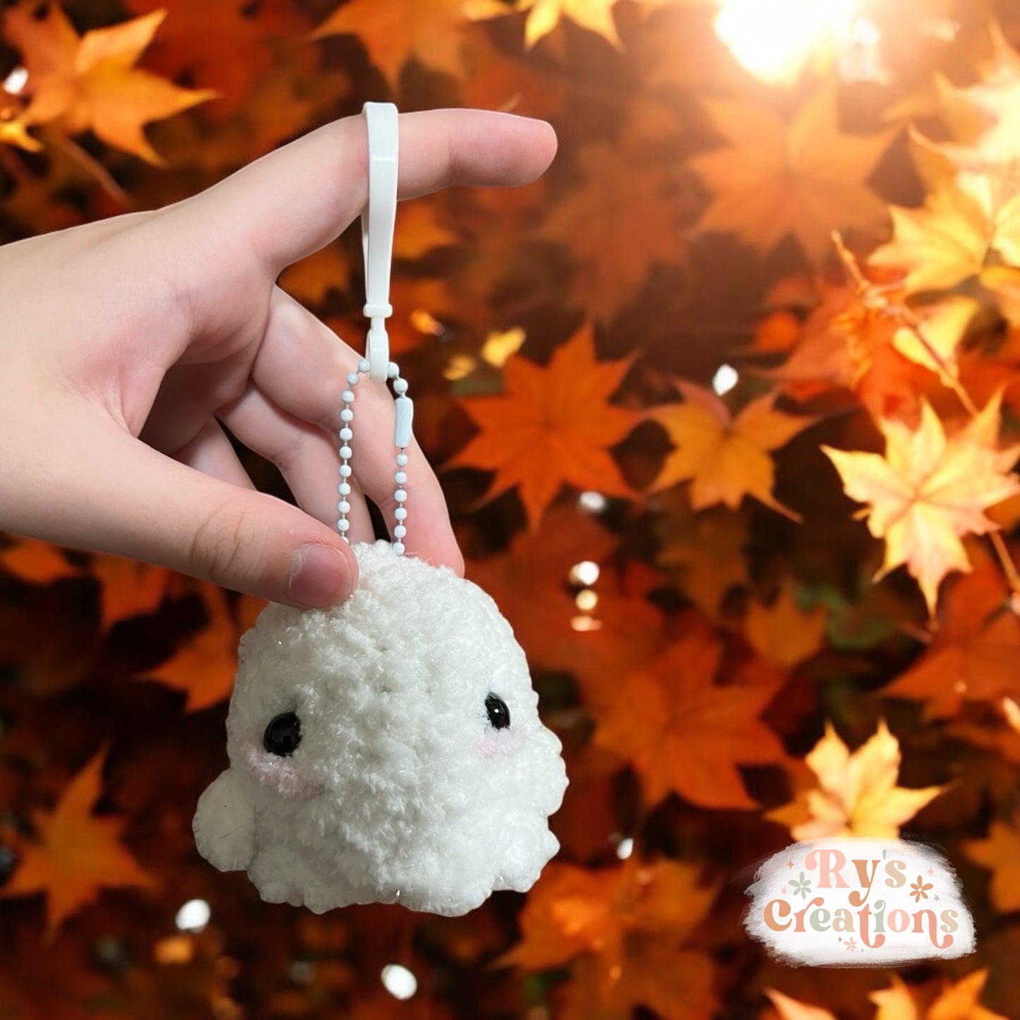 Ghost Keychain Plushie