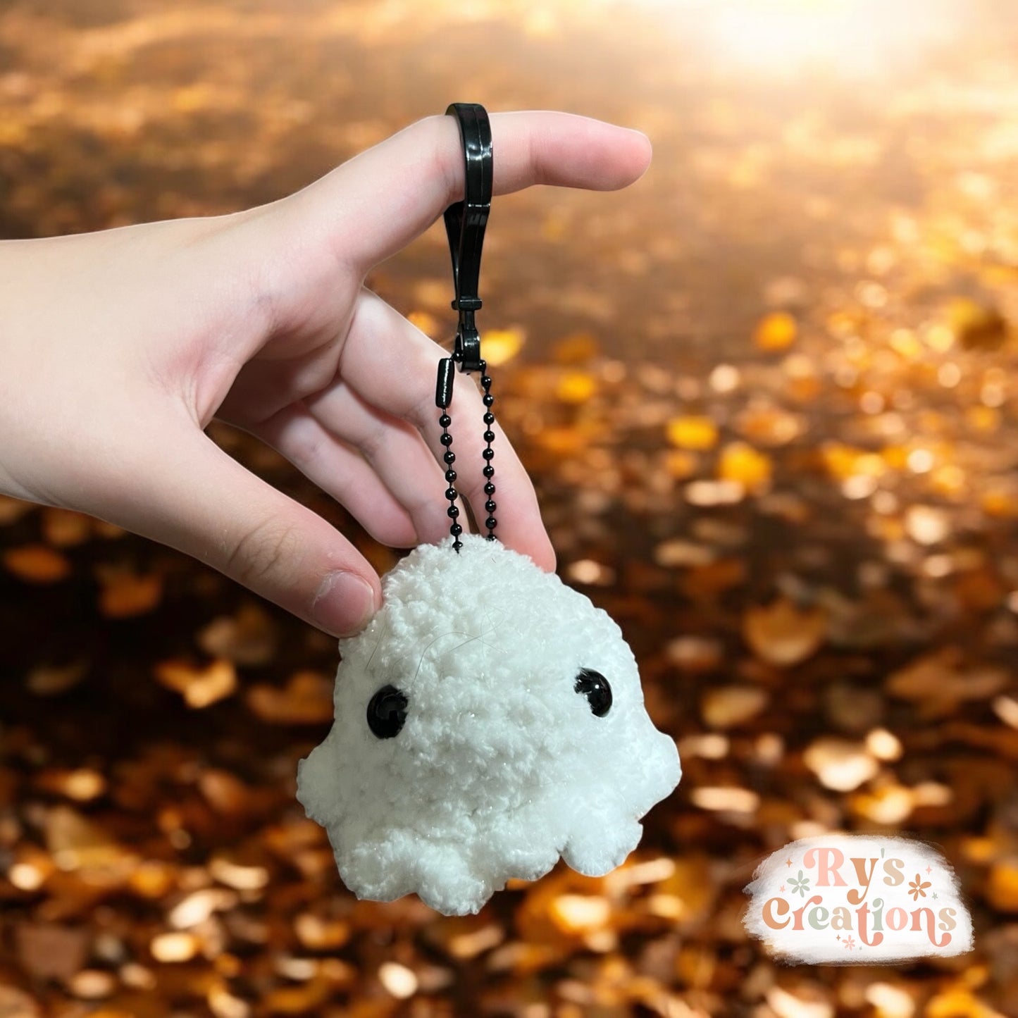 Ghost Keychain Plushie