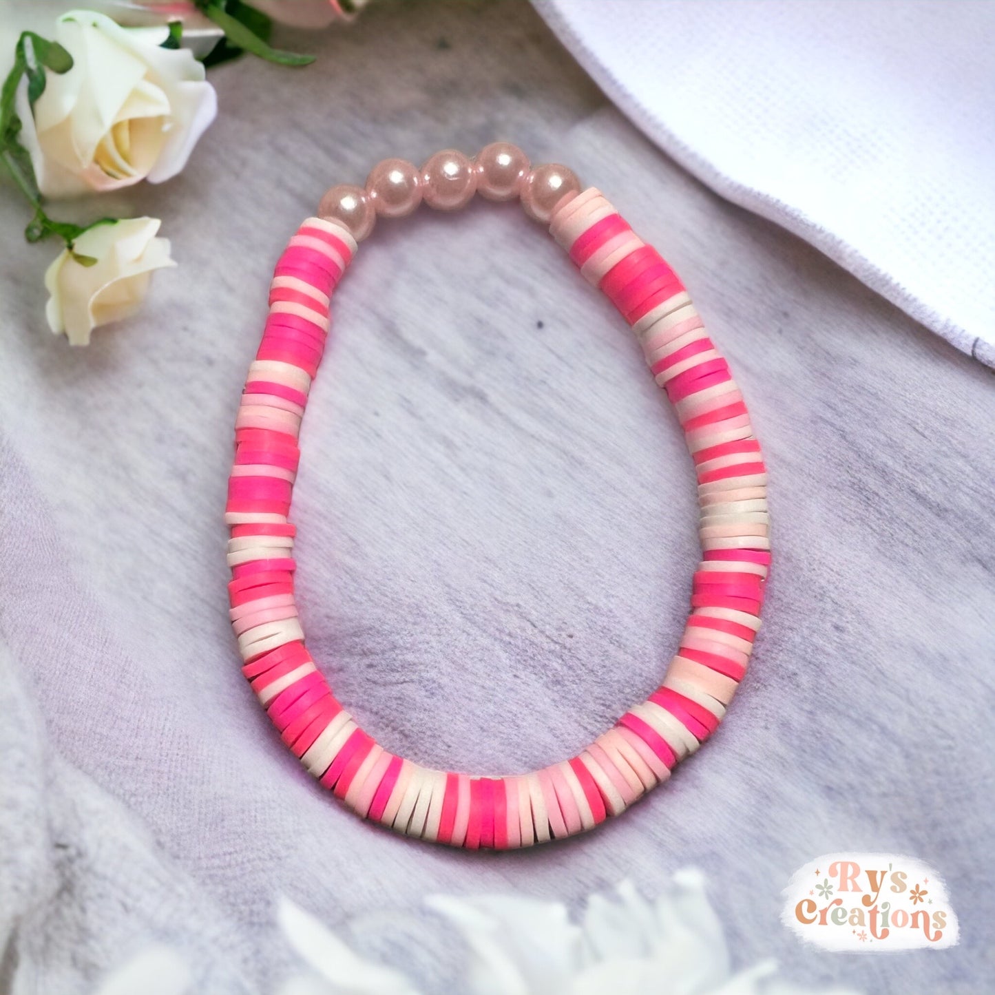 Pink Pearl Bracelet