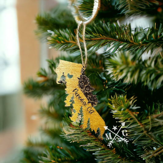 California Daffodil Ornament