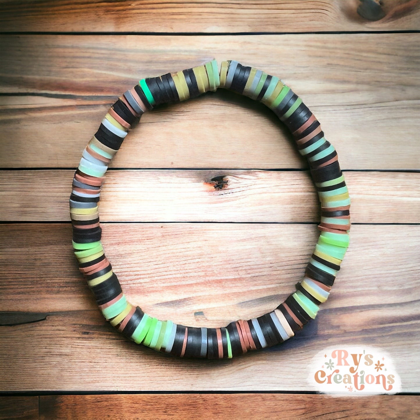 Black, Brown & Green Bracelet