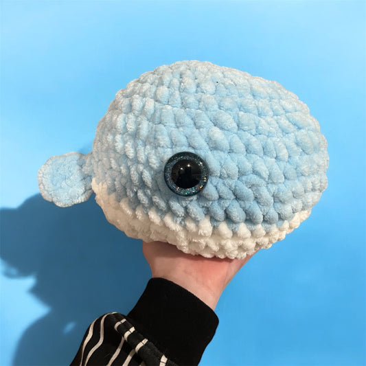 Jumbo Blue Whale Plushie