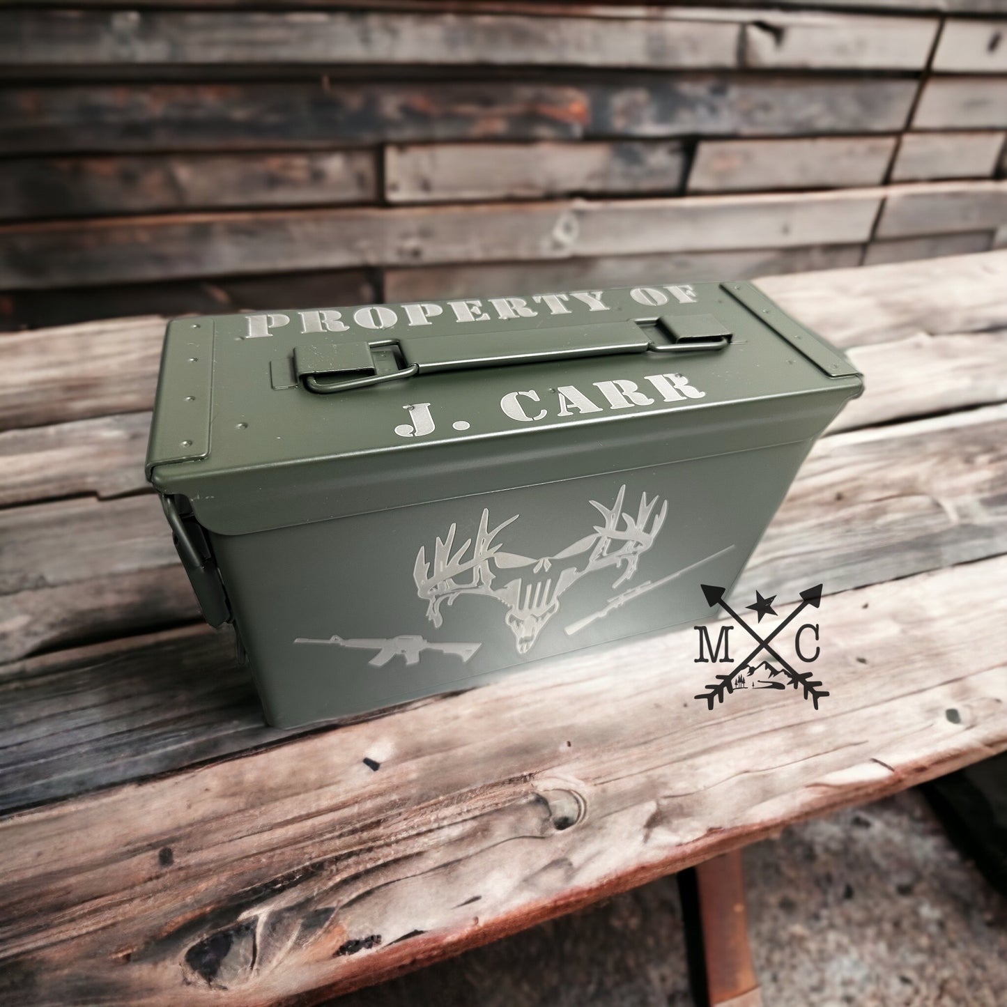 Punisher Deer Skull Ammo Can