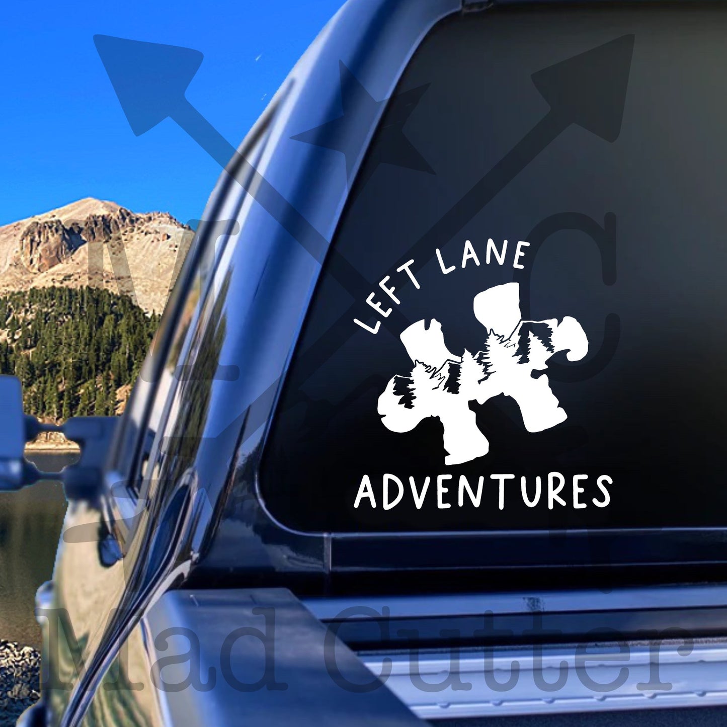 Left Lane Adventures Decal