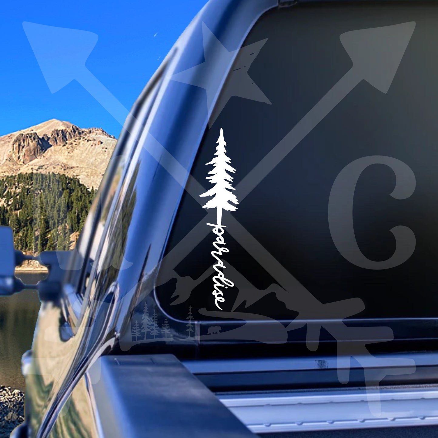 Paradise Tree Decal